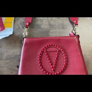 Valentino by Mario Valentino crossbody bag, lipstick red
